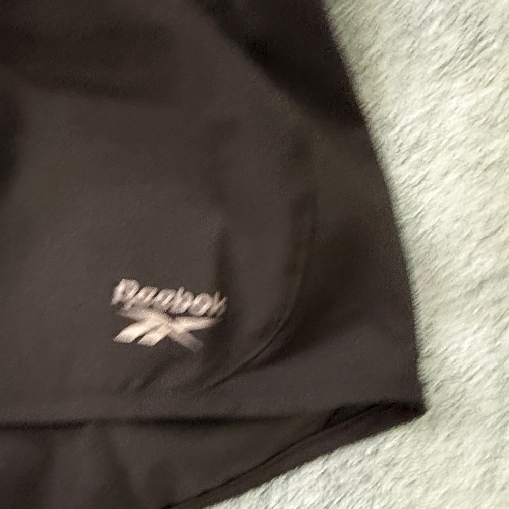 Roxy Women's Athletic Shorts - Black, Cream, and Purple - Picture 6 of 7